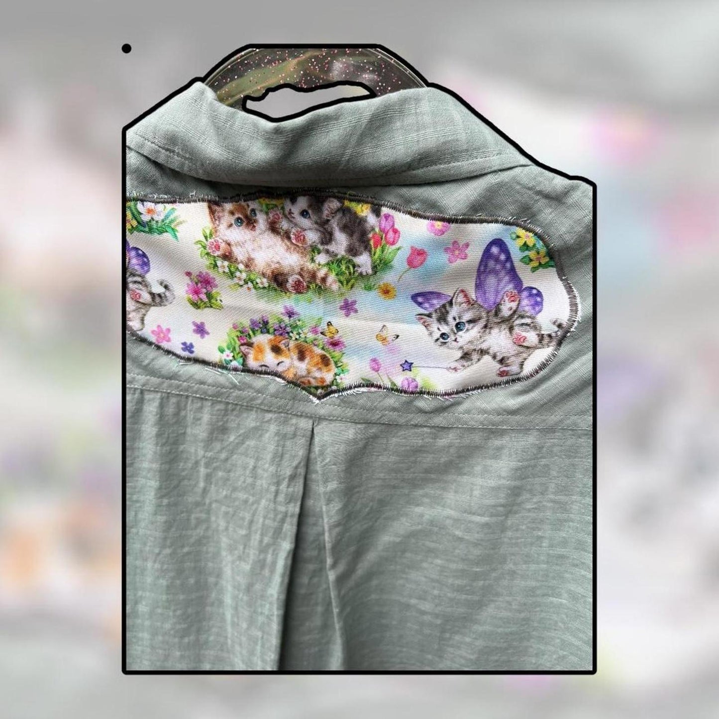 💫 Upcycled Vintage-Inspired Crop