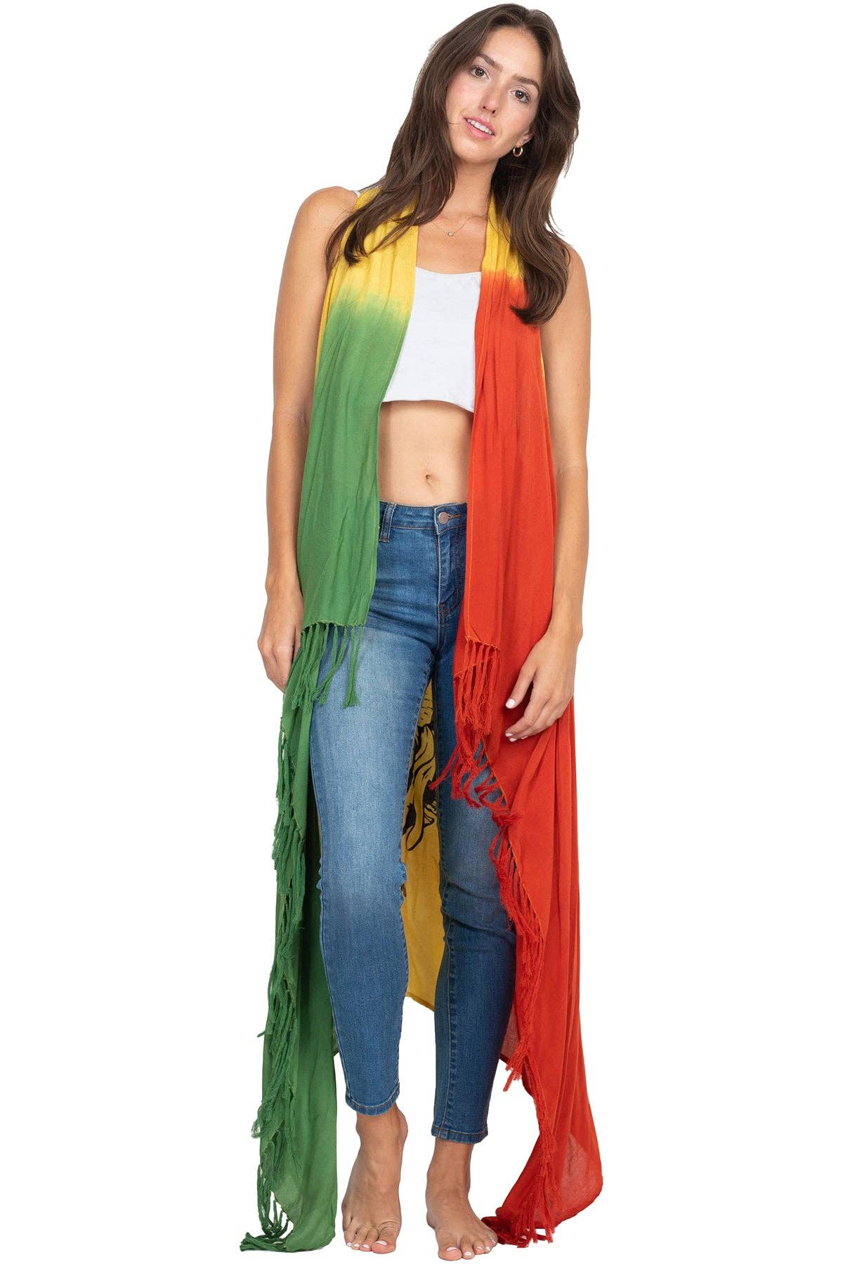 Reggae Festival Cardigan: Dread Lion / One Size