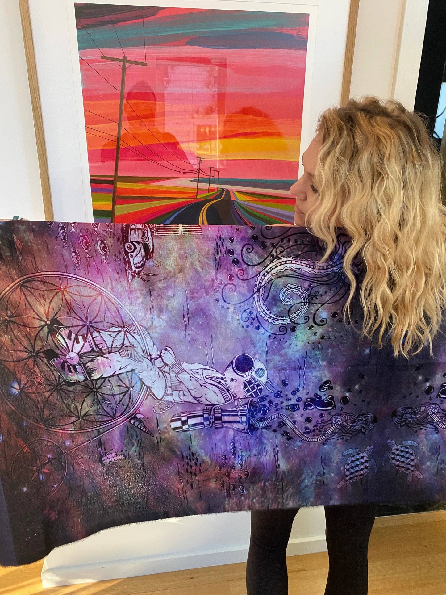 Astronaut Art Pashmina