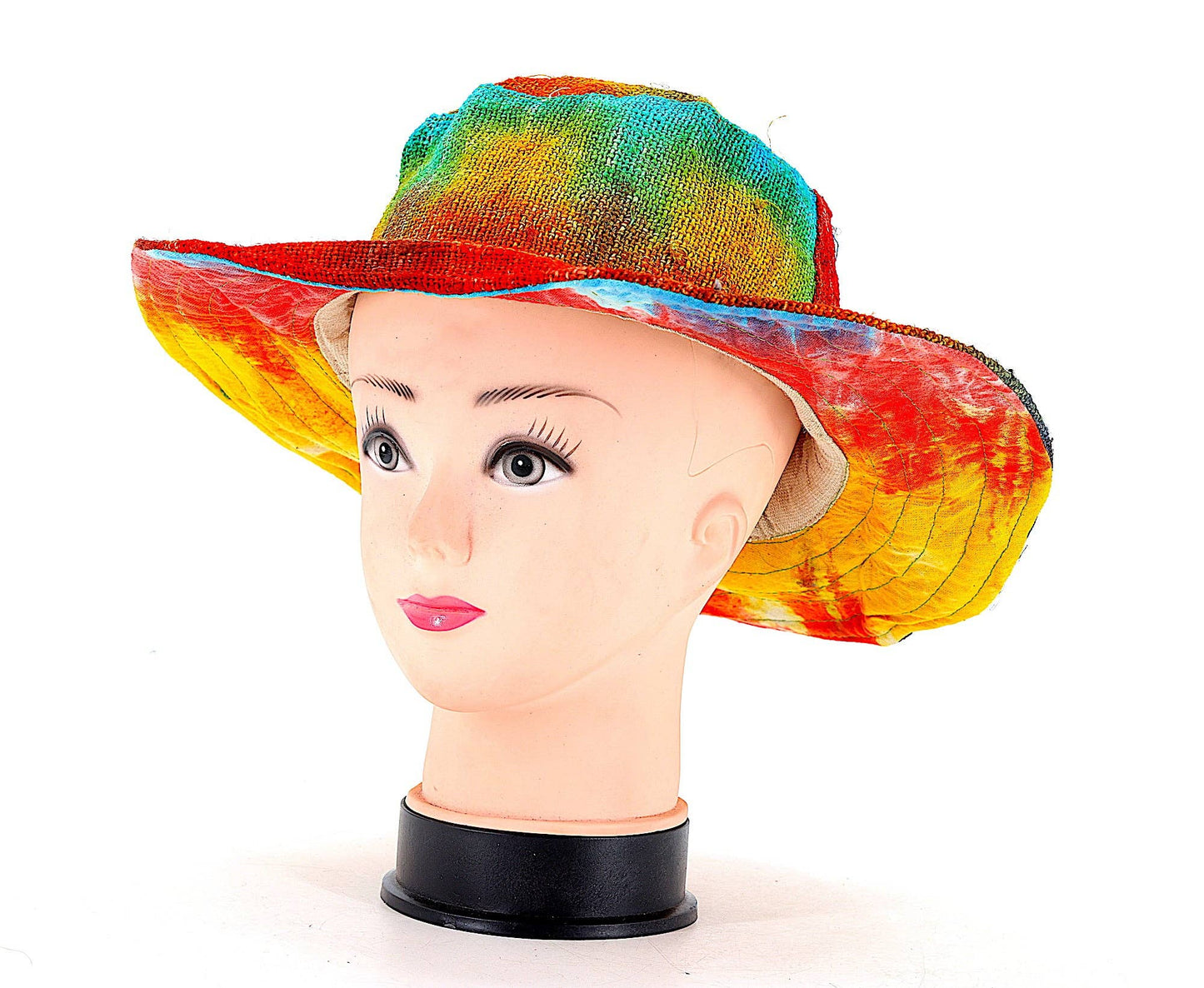 Hemp Tie Dye Sun Hat