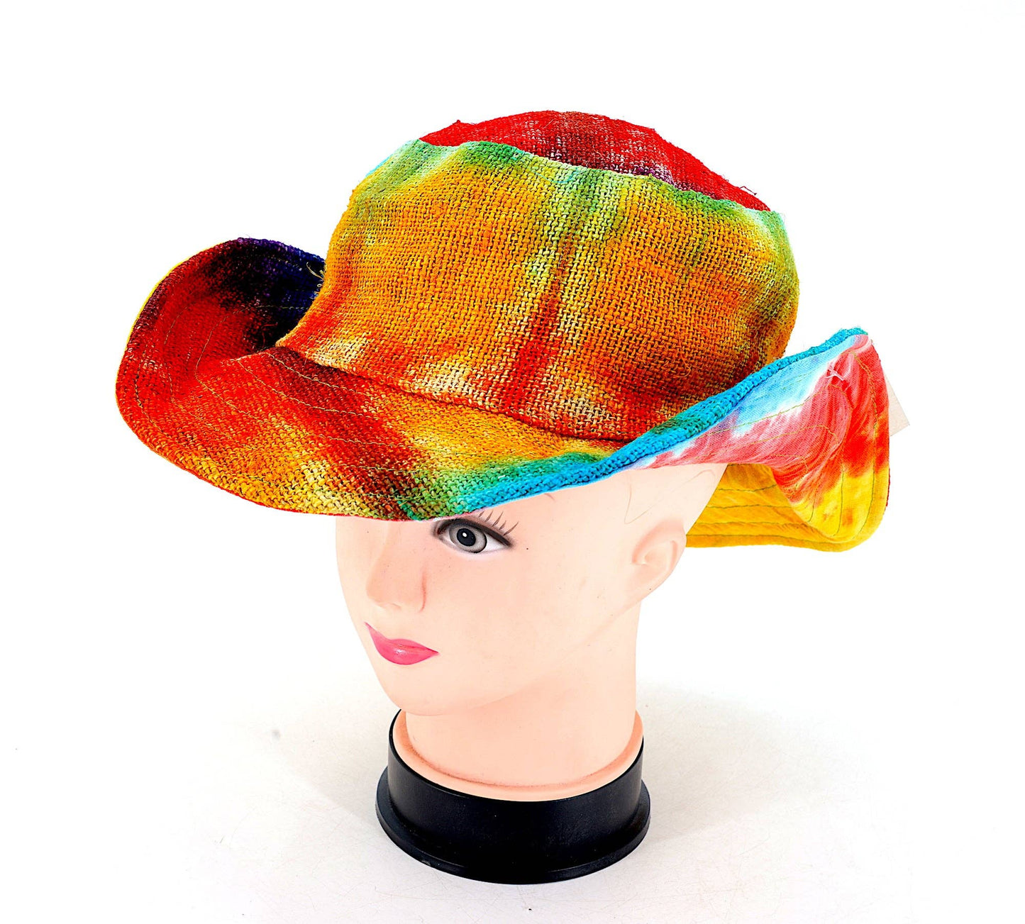 Hemp Tie Dye Sun Hat