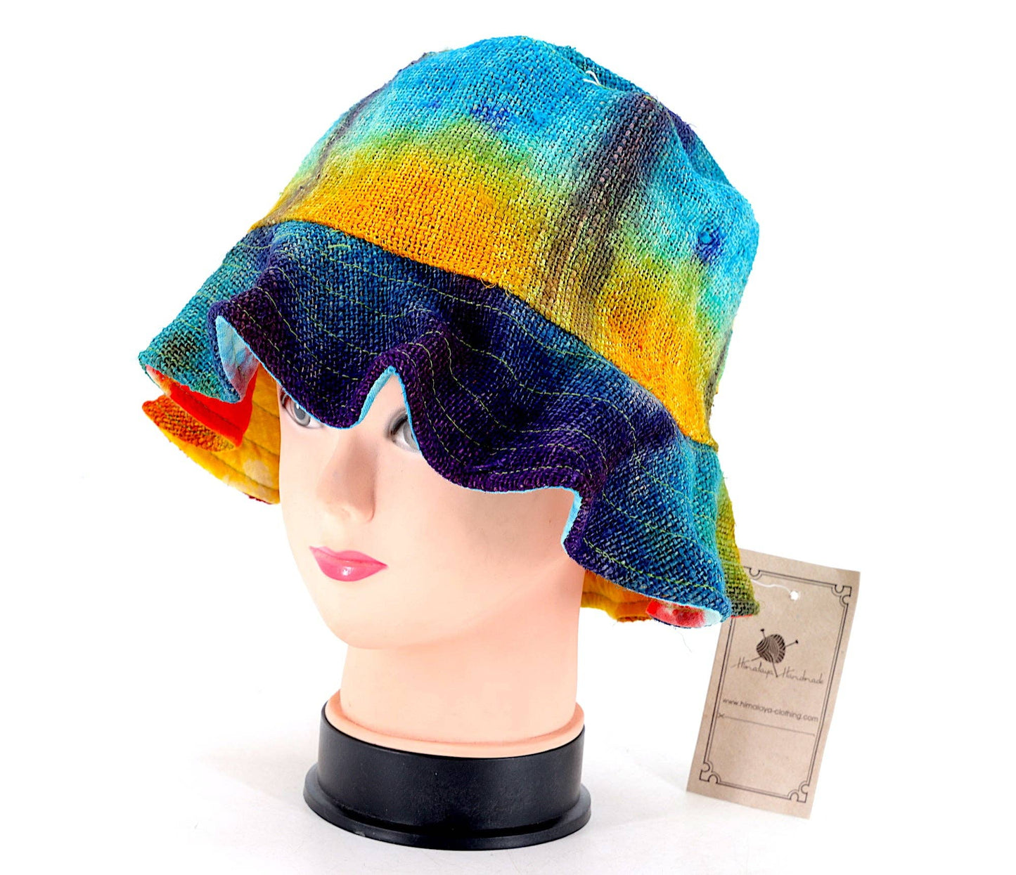 Hemp Tie Dye Sun Hat