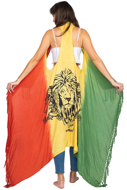 Reggae Festival Cardigan: Dread Lion / One Size