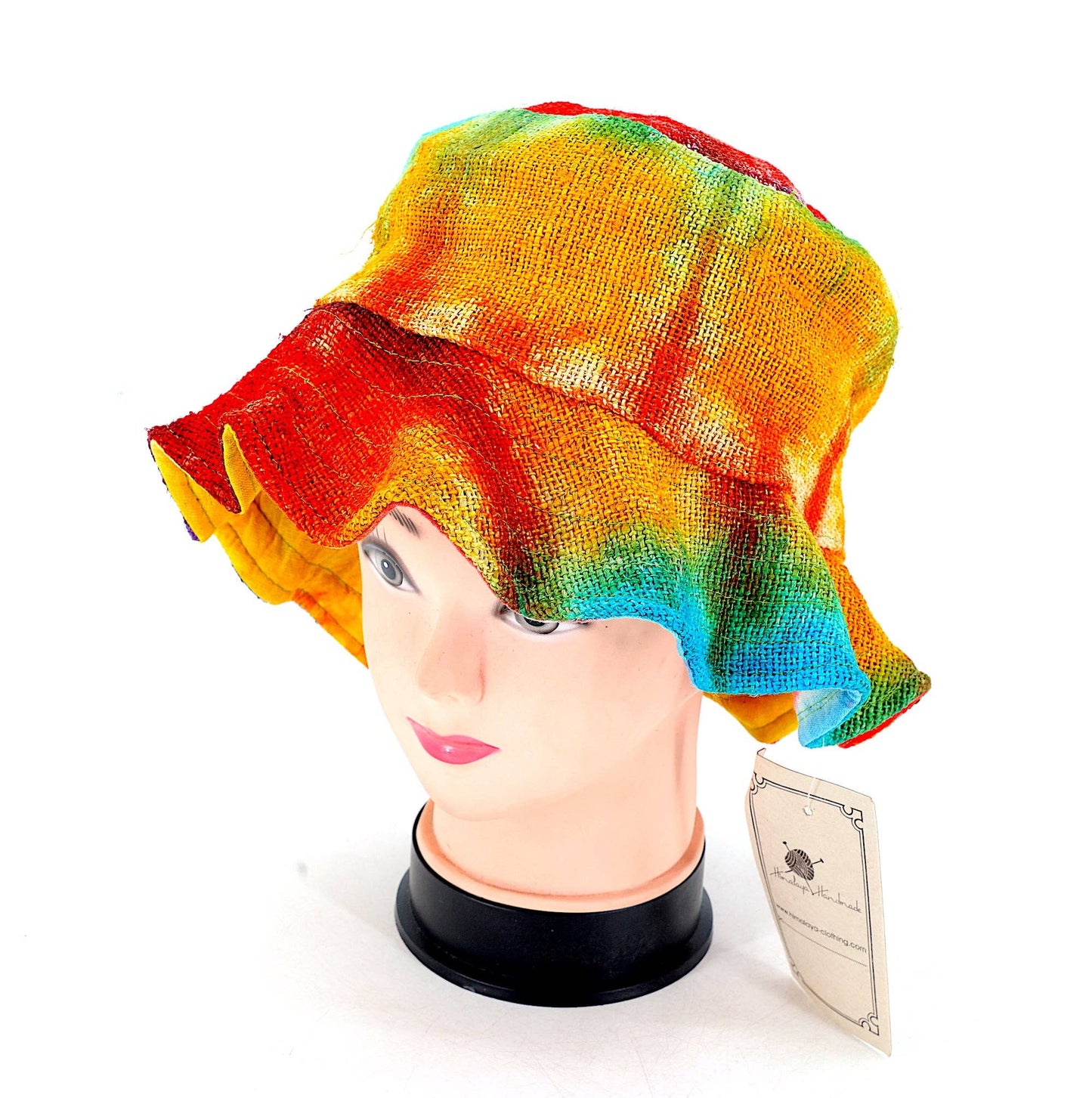 Hemp Tie Dye Sun Hat