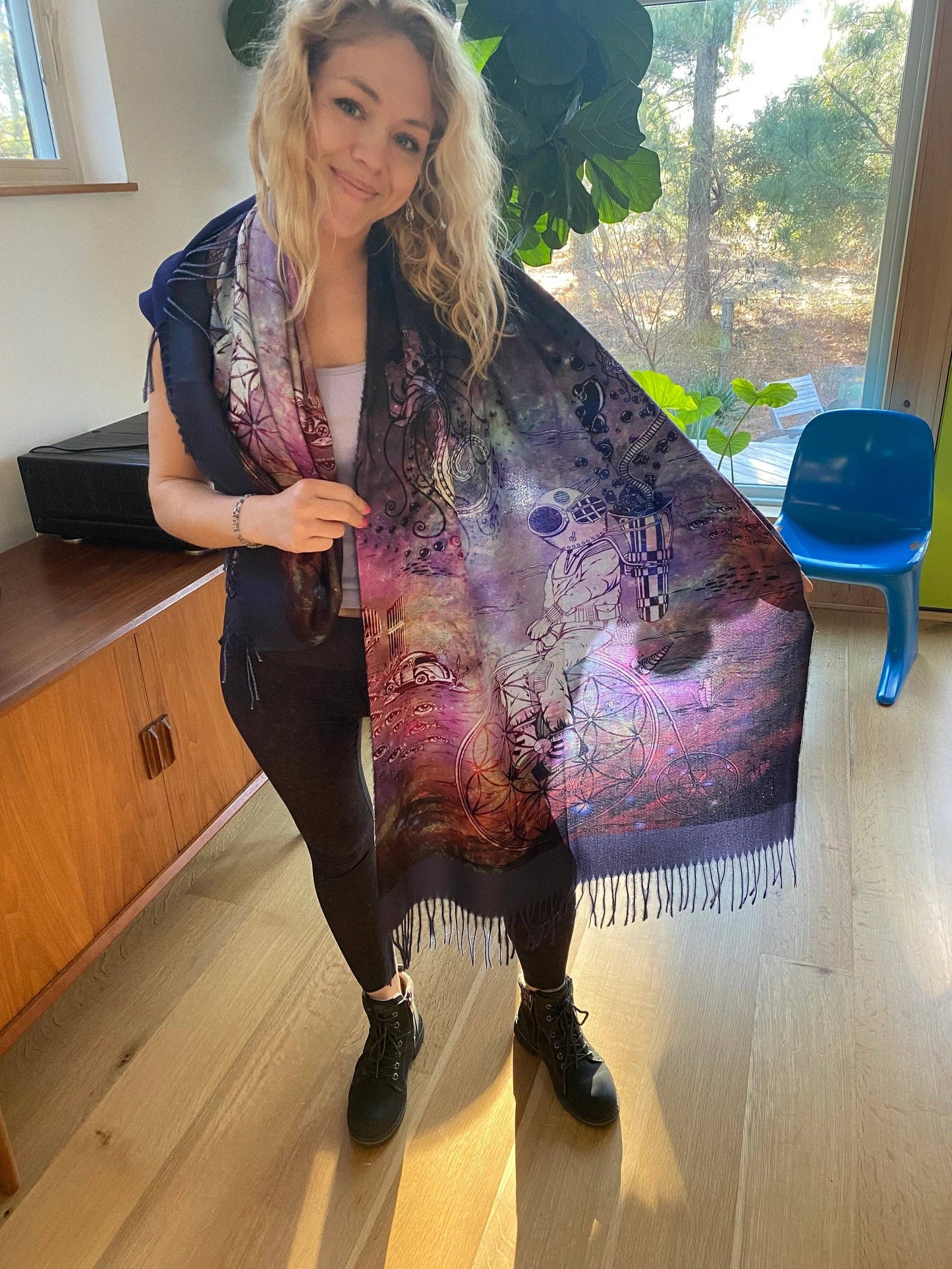 Astronaut Art Pashmina