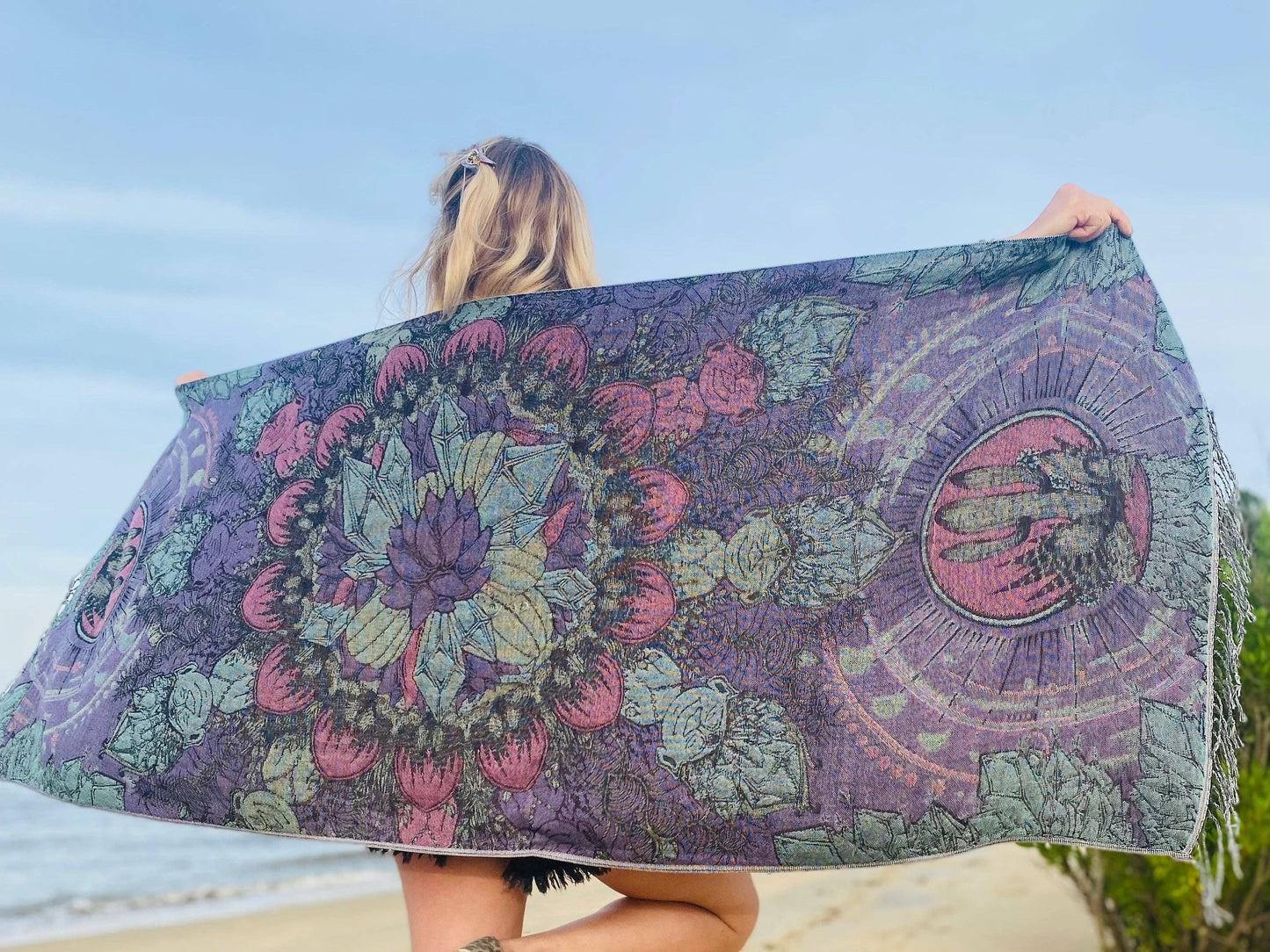 Crystal Cactus Pashmina
