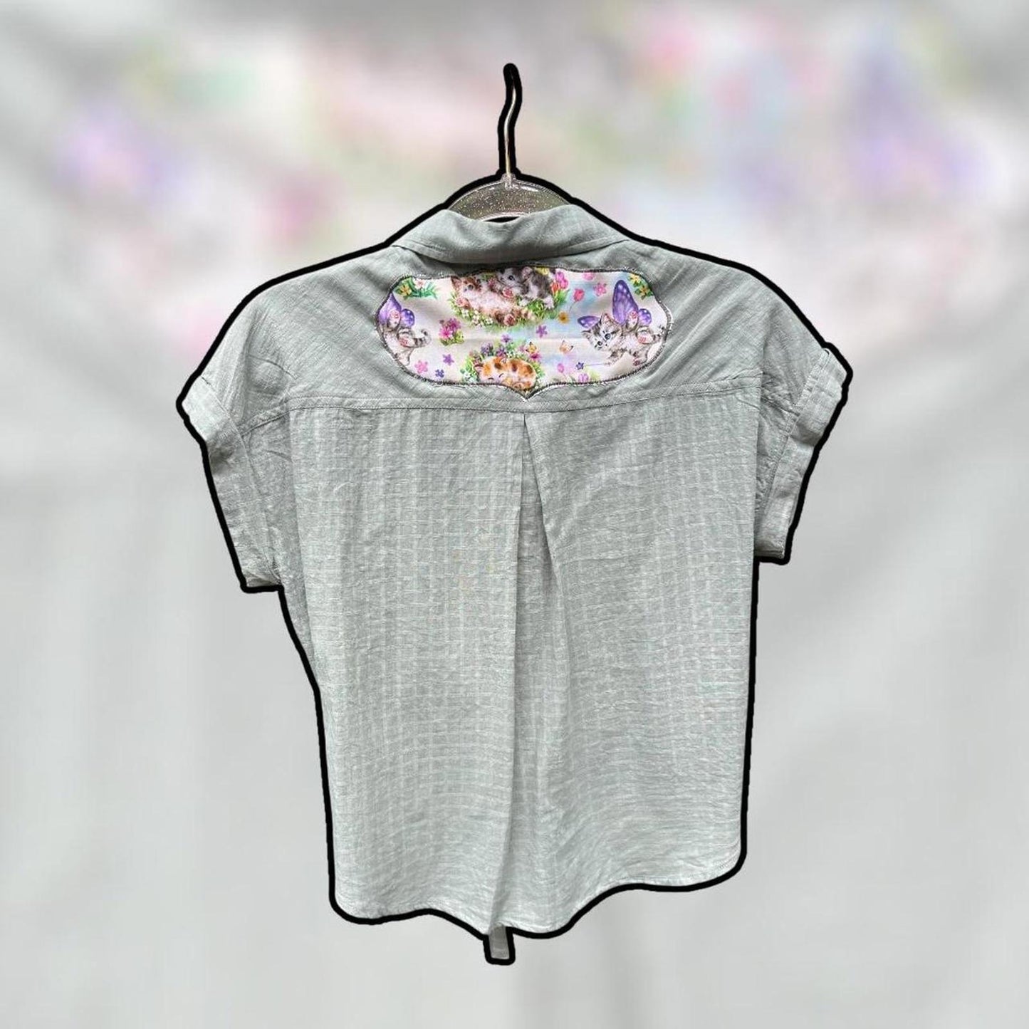 💫 Upcycled Vintage-Inspired Crop