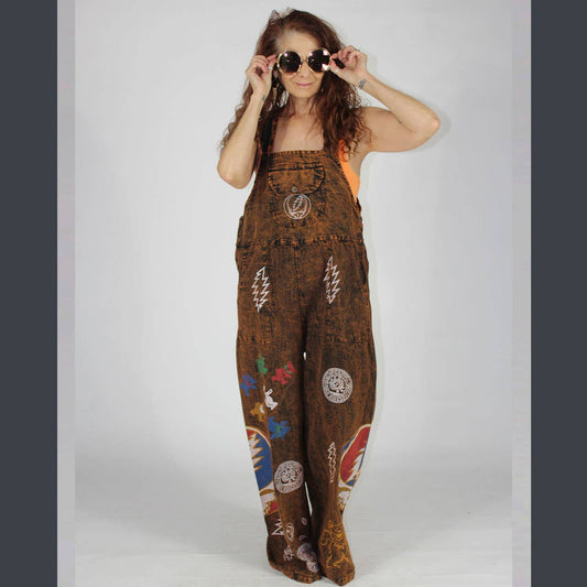 710 Ashbury Overalls: Rust / XL