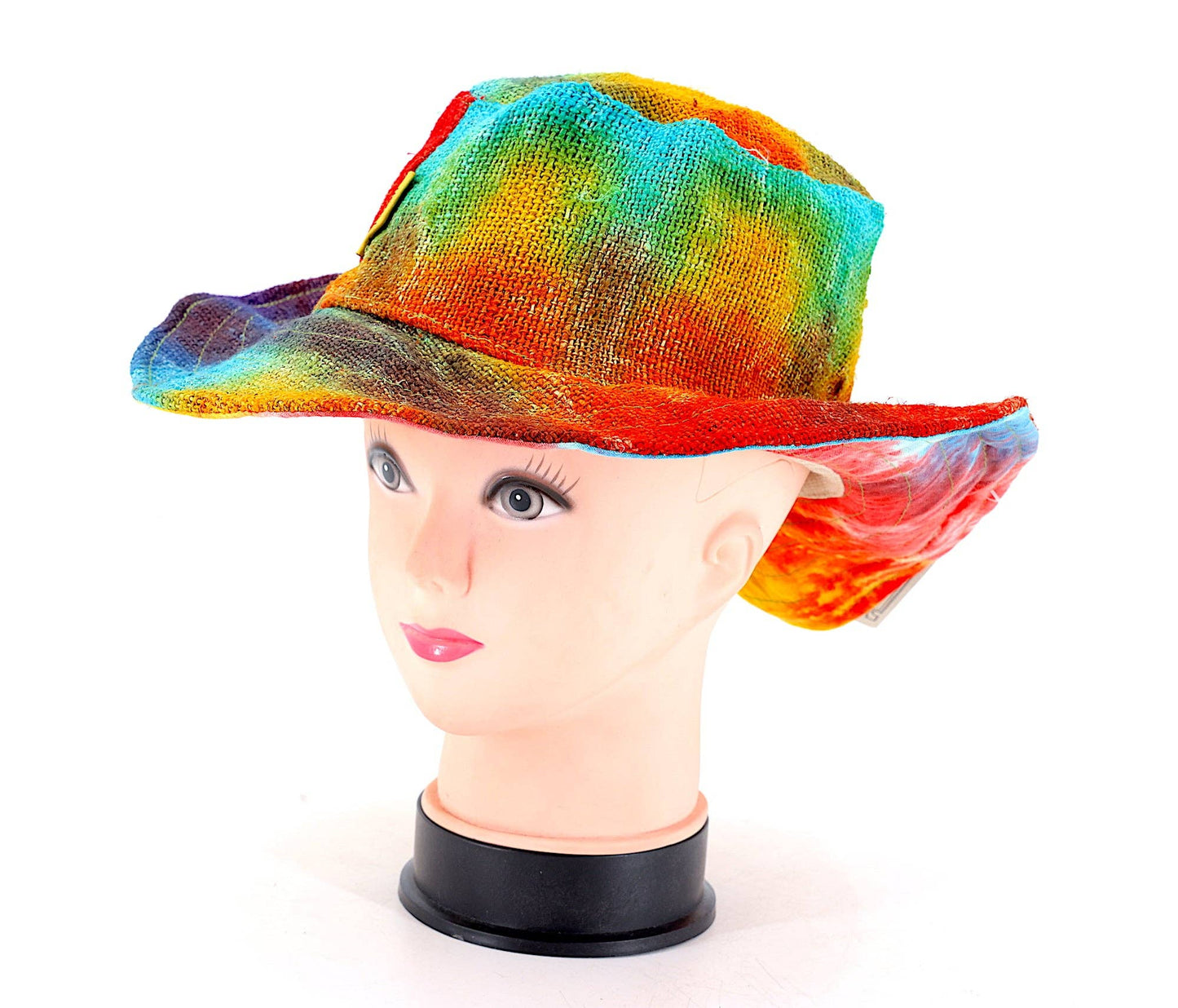 Hemp Tie Dye Sun Hat