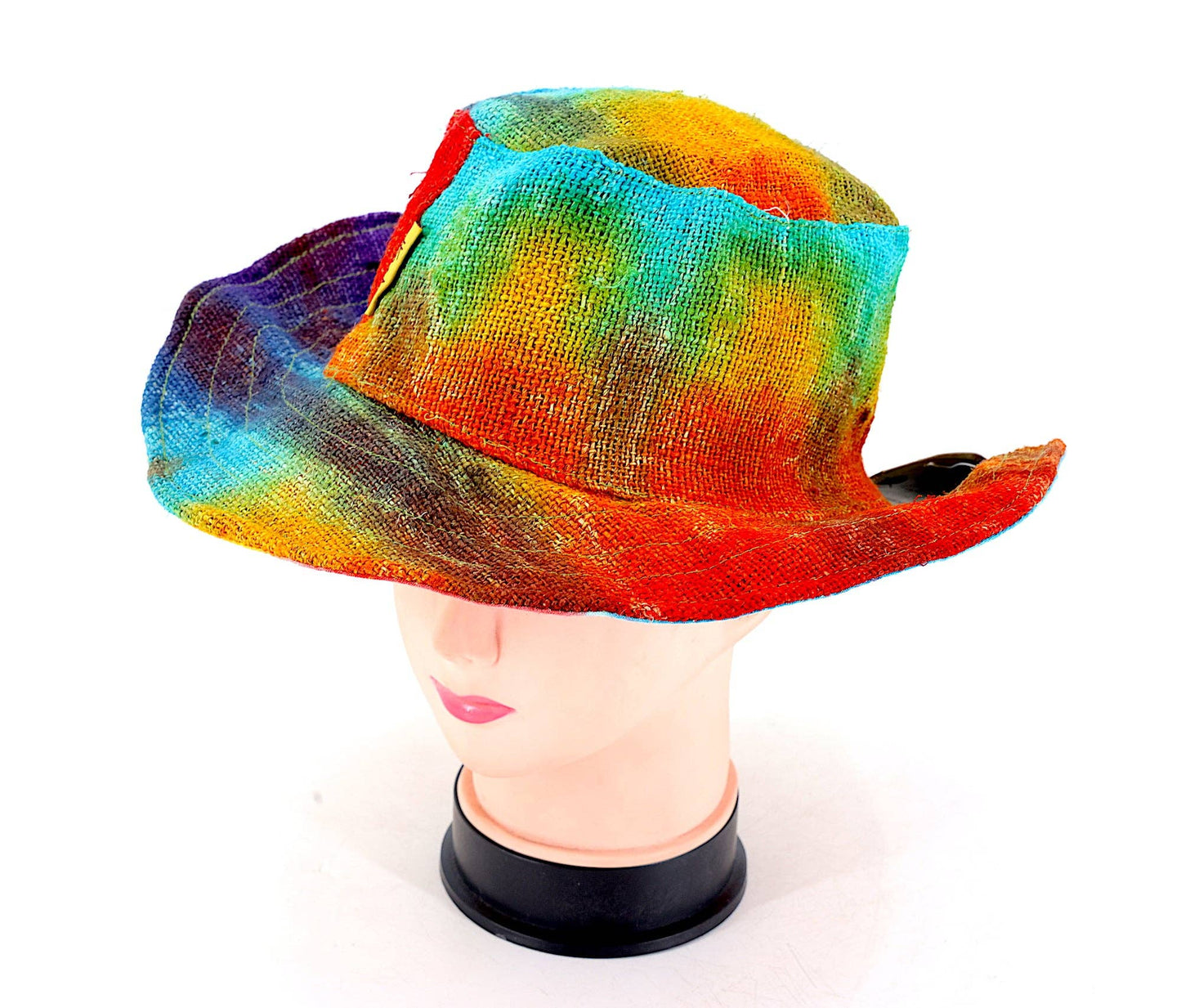 Hemp Tie Dye Sun Hat