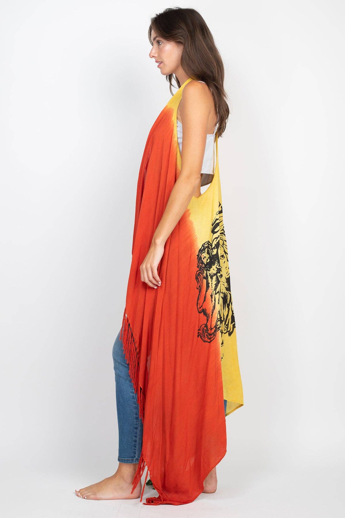 Reggae Festival Cardigan: Dread Lion / One Size