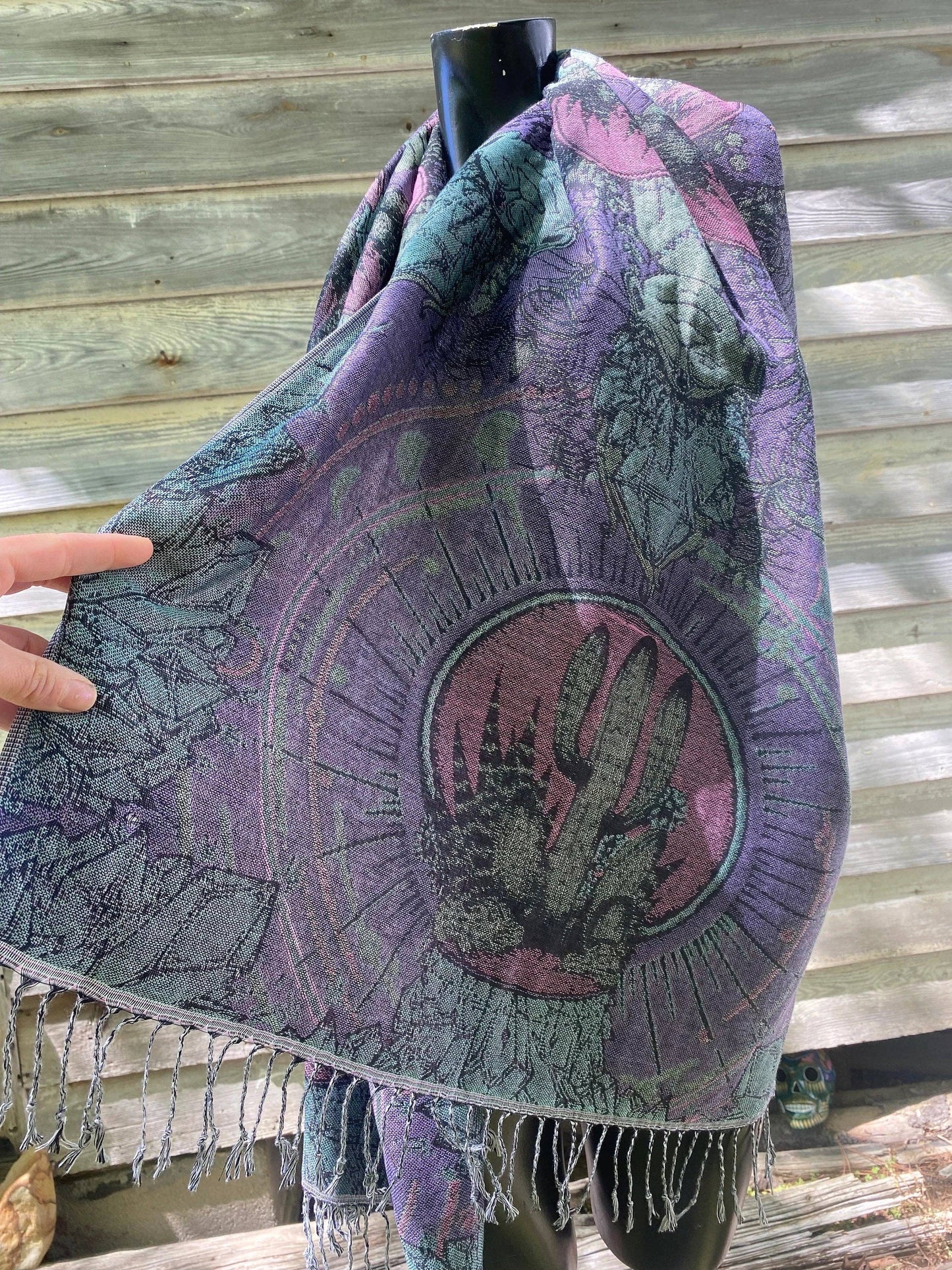 Crystal Cactus Pashmina