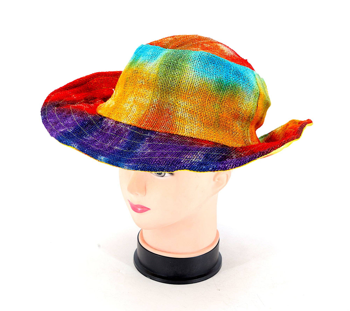 Hemp Tie Dye Sun Hat
