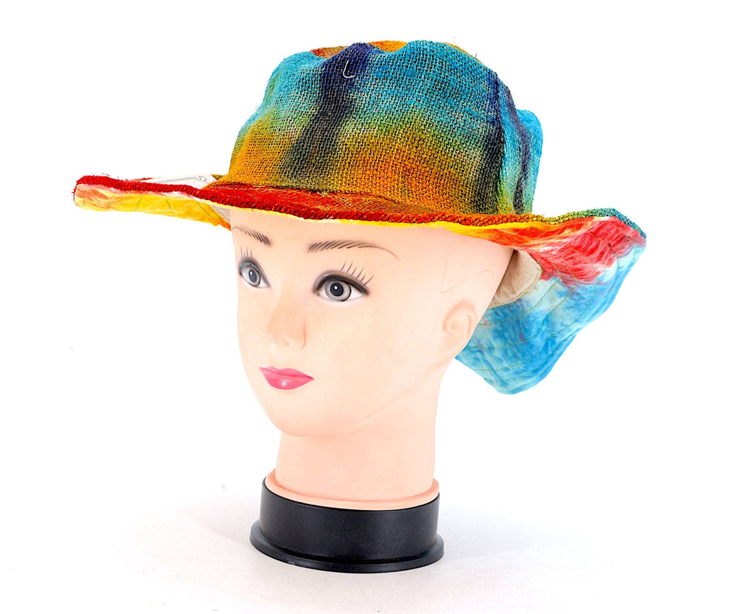 Hemp Tie Dye Sun Hat