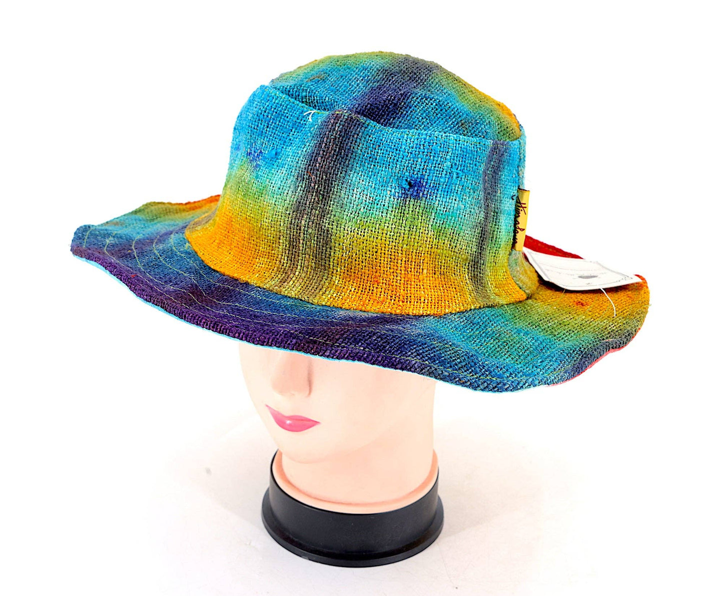 Hemp Tie Dye Sun Hat