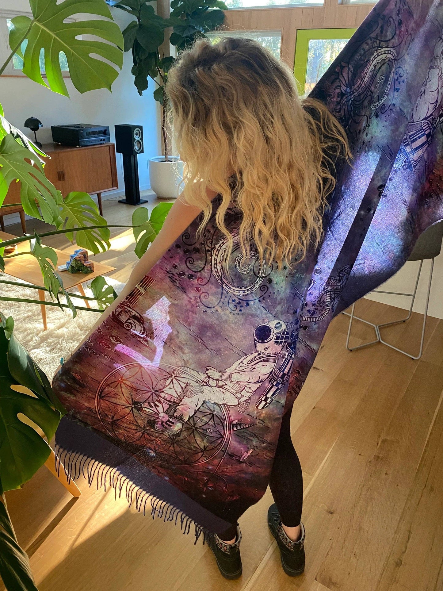 Astronaut Art Pashmina