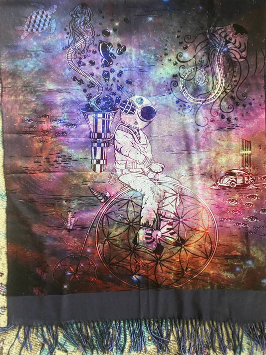 Astronaut Art Pashmina