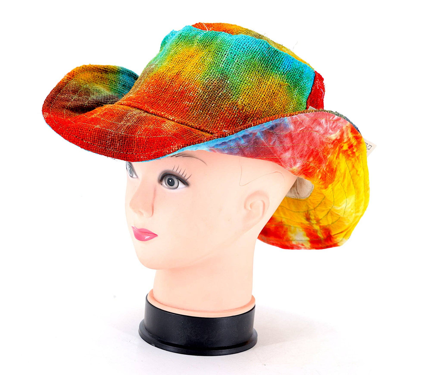 Hemp Tie Dye Sun Hat