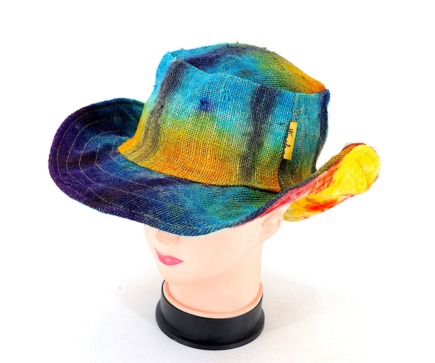Hemp Tie Dye Sun Hat