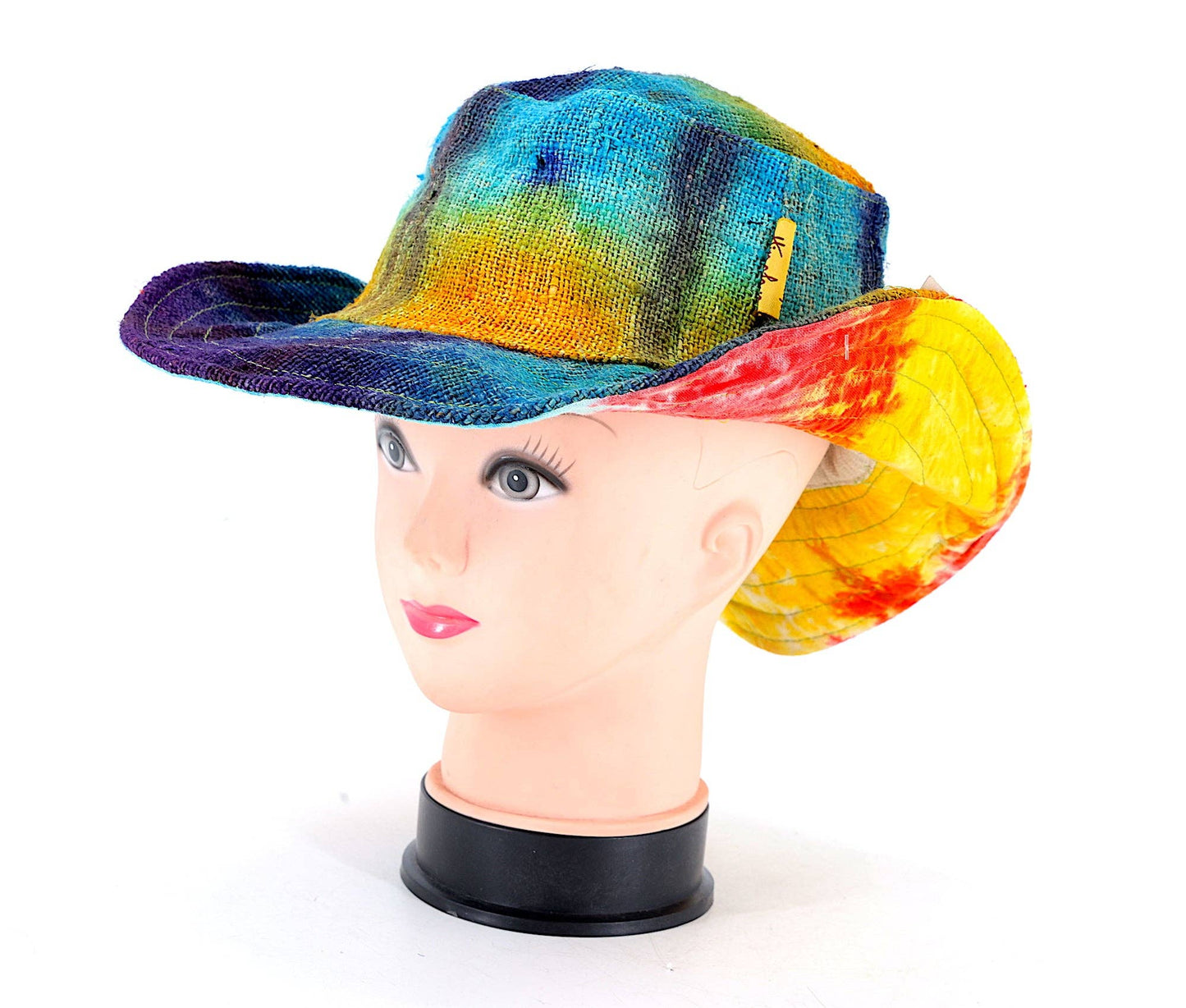 Hemp Tie Dye Sun Hat
