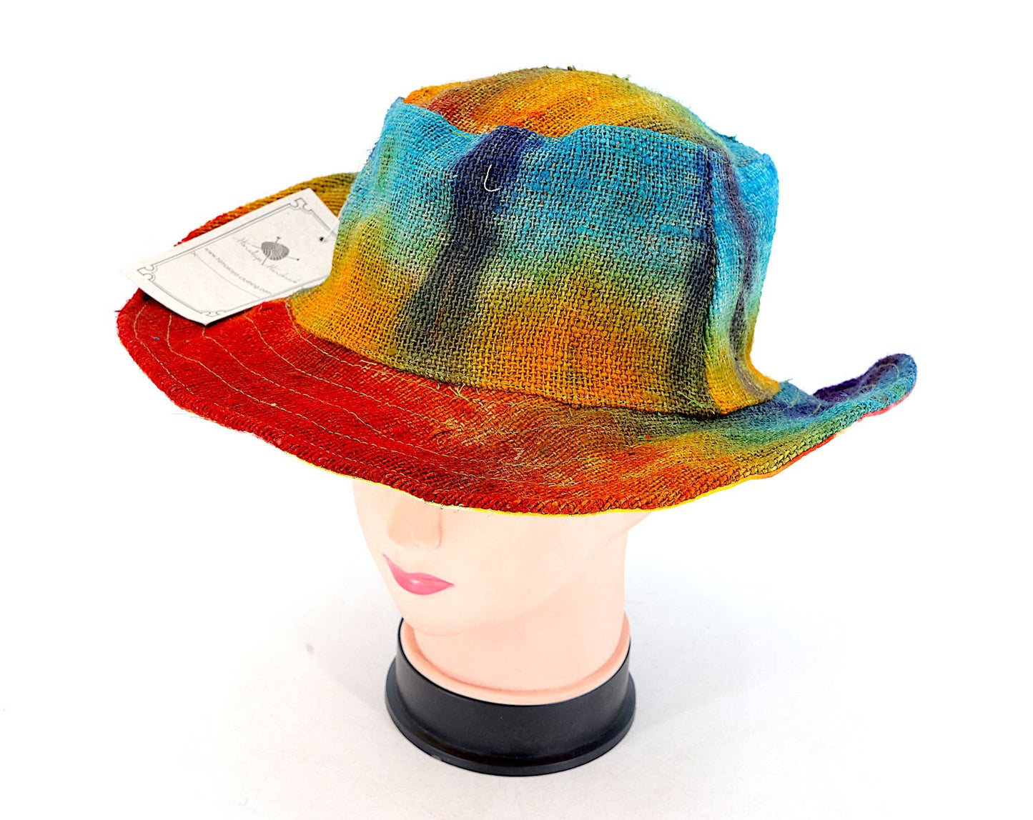 Hemp Tie Dye Sun Hat