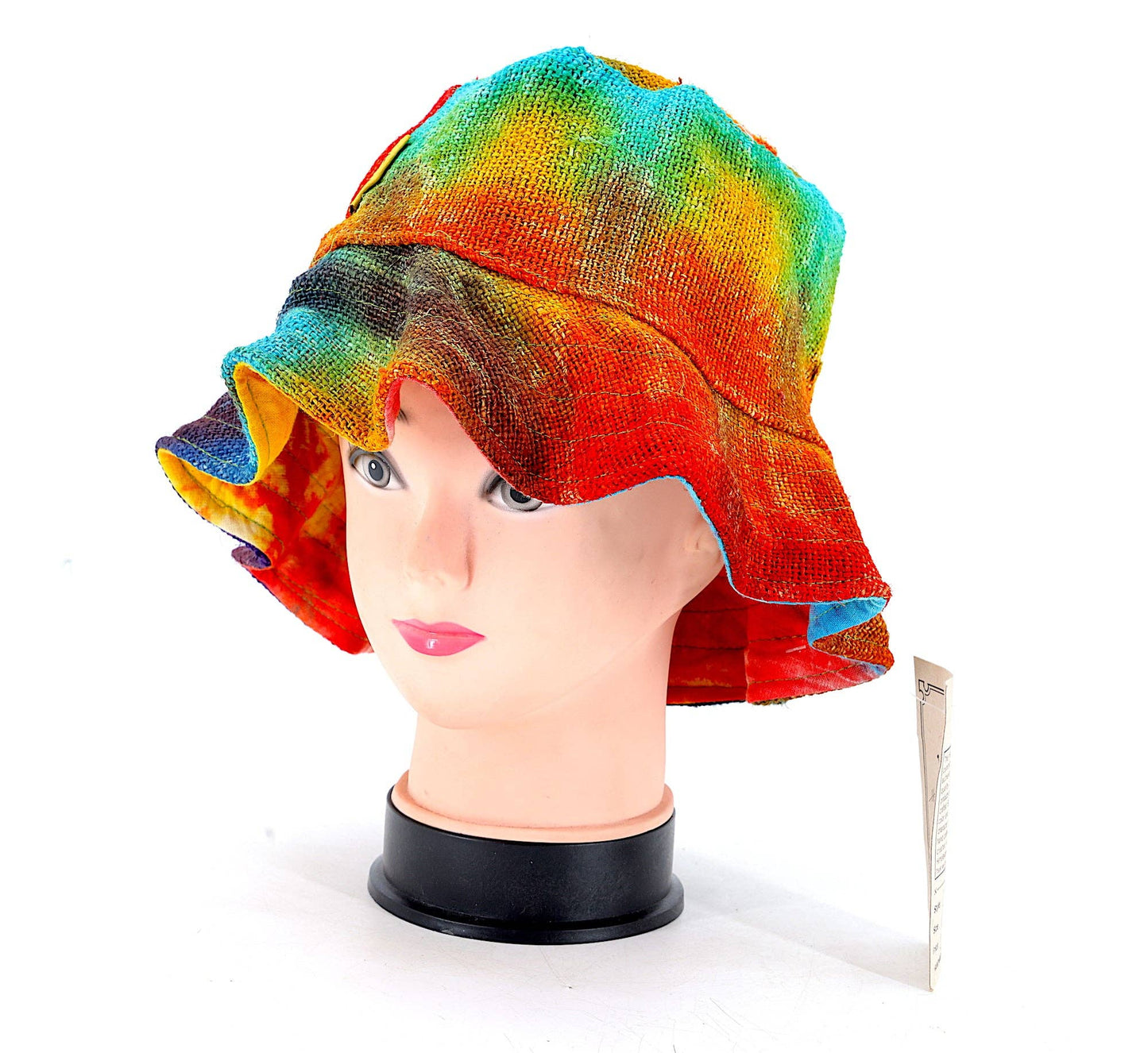 Hemp Tie Dye Sun Hat