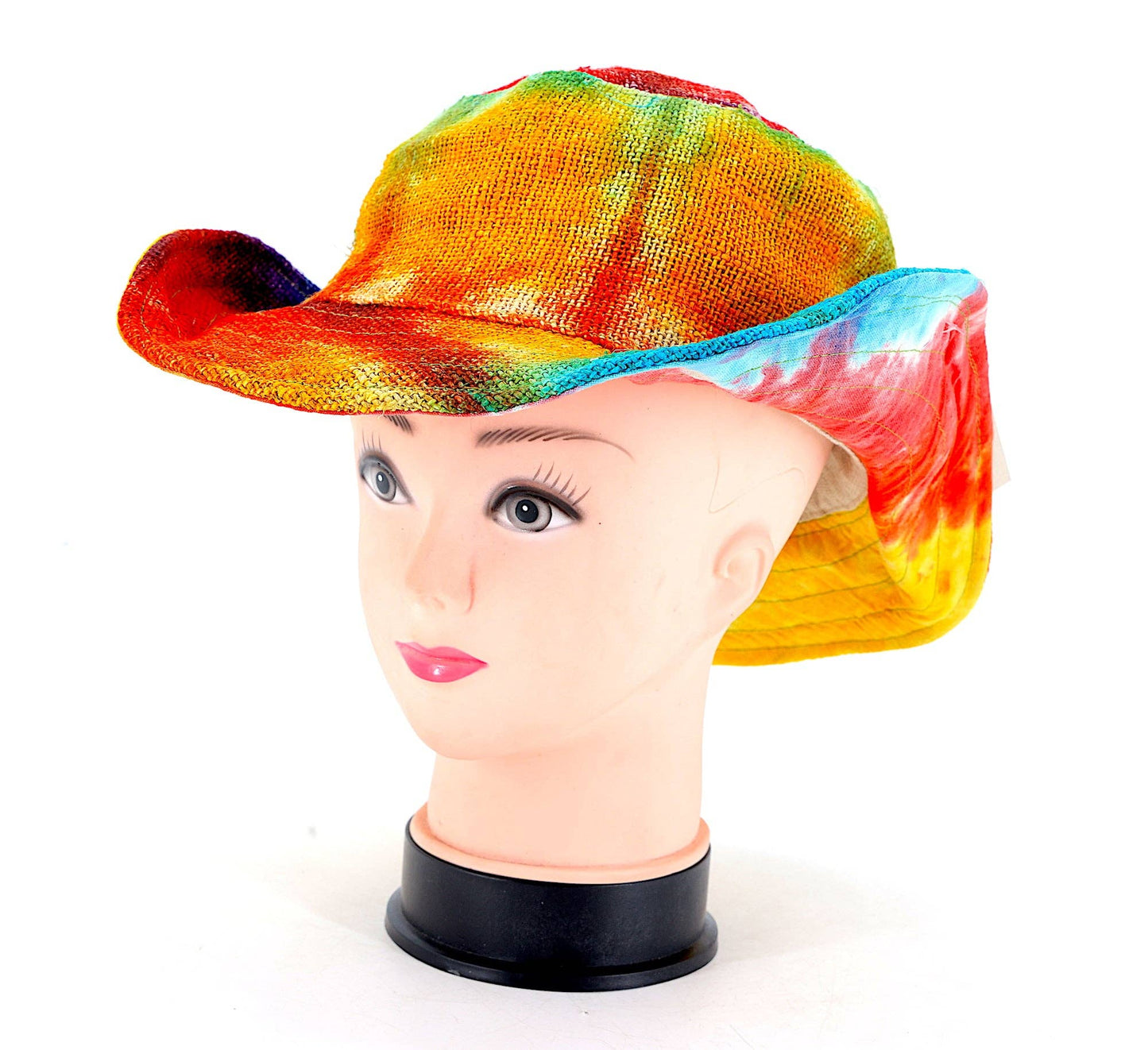 Hemp Tie Dye Sun Hat