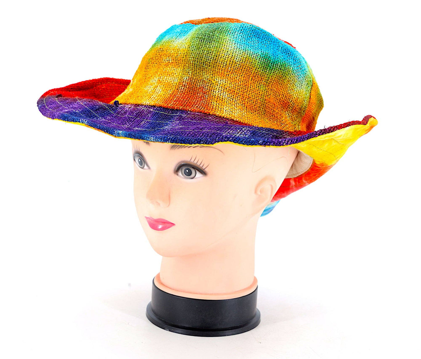 Hemp Tie Dye Sun Hat